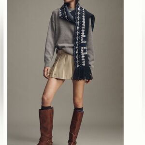 Damson Madder Wool Scarf like new